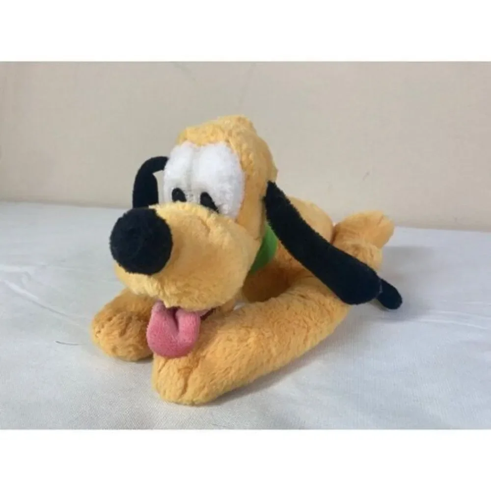 Disney Parks Pluto Plush Dog Laying Down Mickey Mouse Stuffed Animal Toy‎